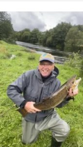 Eog wedi'i ddal gan aelod newydd - Jim Whitmore, Awst 2020